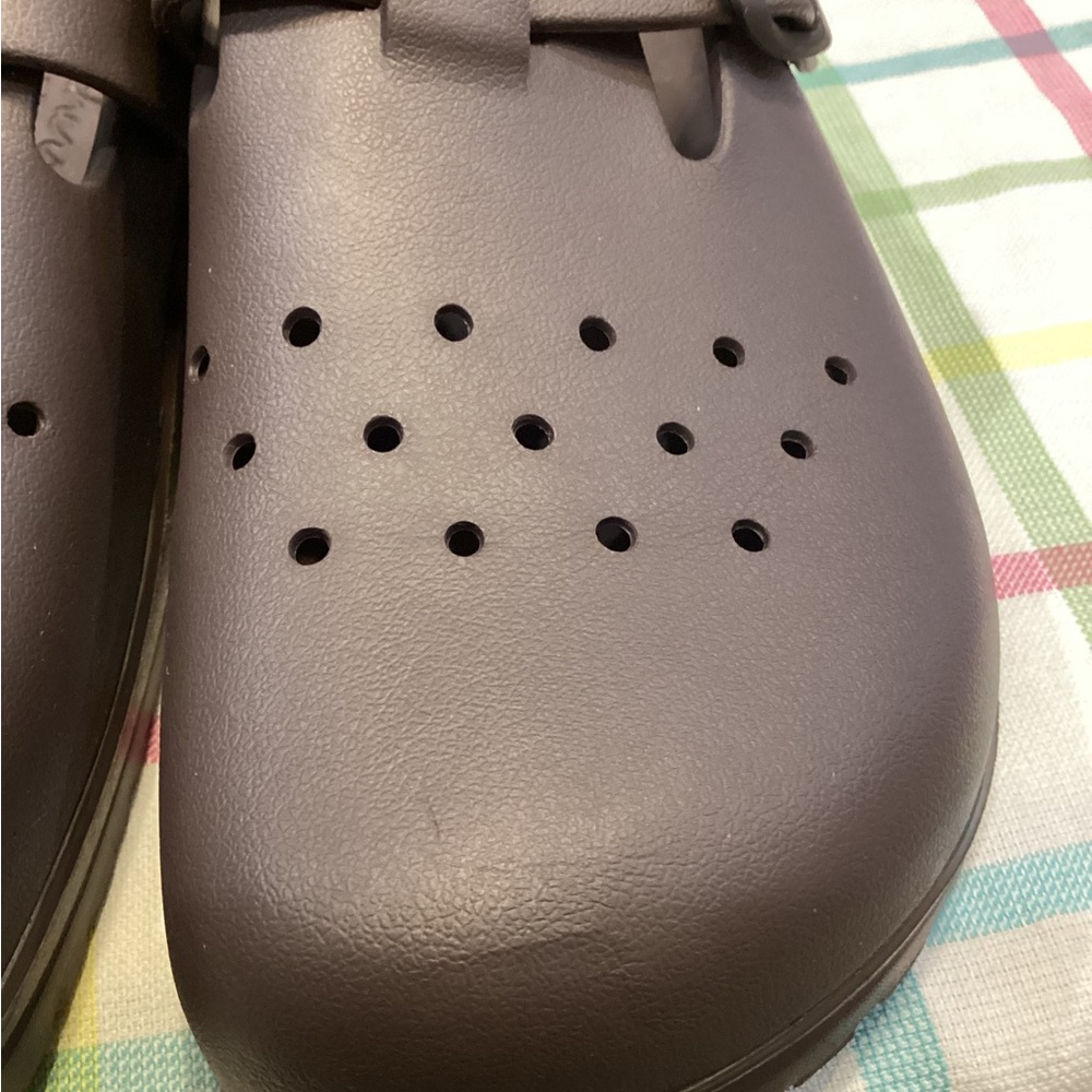 NWOT -Skechers Luxe Foam - Choc. Brown Slip-On Clogs with Vent Holes - Sz  10!!! - Picture 3 of 11